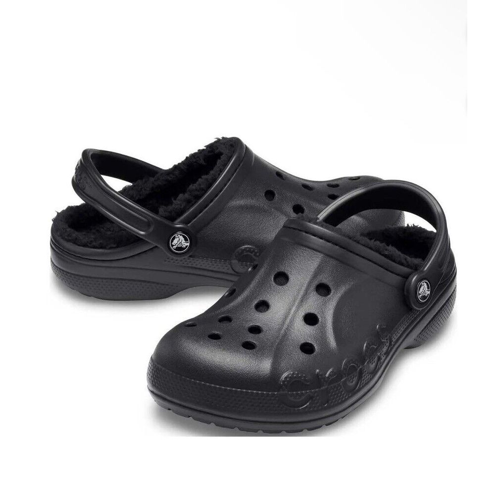 Crocs Baya Lined Clogs, Indoor House Shoes. Men 5/Women 7‎ NWT